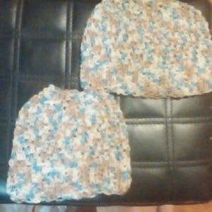 Crochet ponytail hats